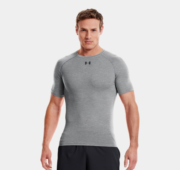 Компрессионная футболка Under Armour HeatGear® Sonic Compression Short Sleeve Grey